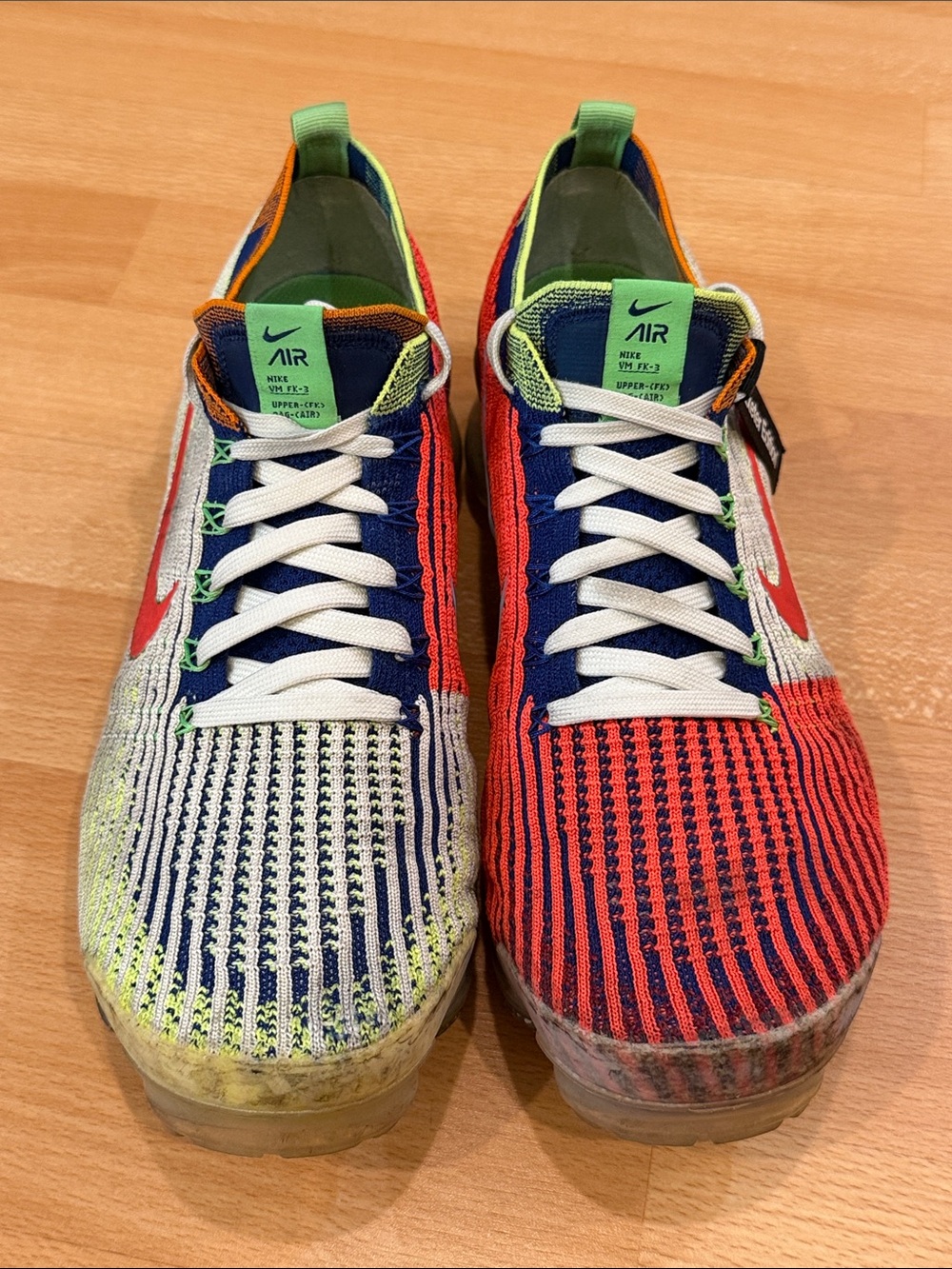Nike Vapormax Exeter Edition Multicolor Flyknit Men's Sneakers